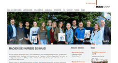 Desktop Screenshot of haas-karriere.com