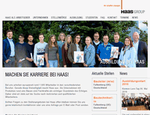 Tablet Screenshot of haas-karriere.com